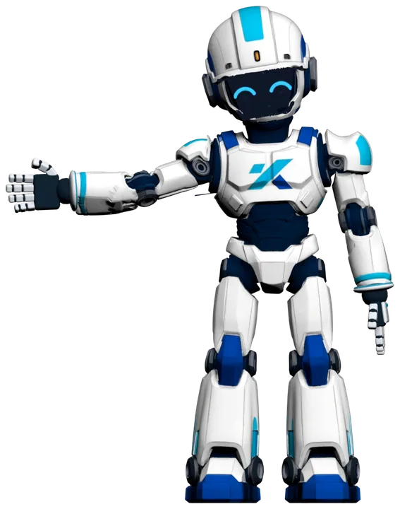 案内するK2Kのキャラクター、ケイツー